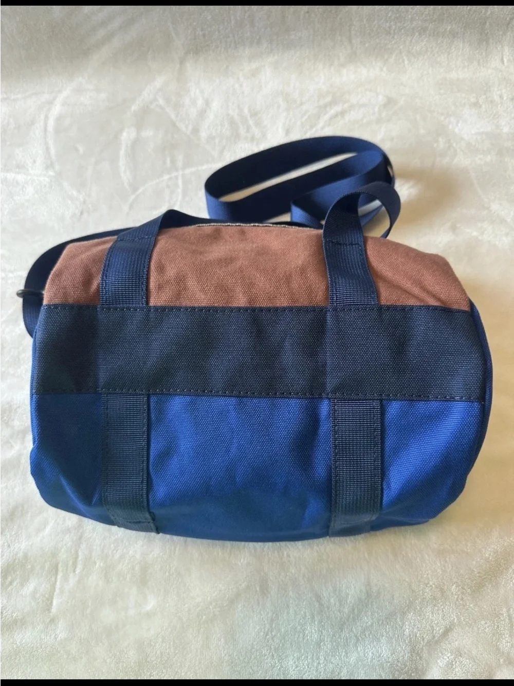 KAVU Manastash Mini Canvas Duffle Multicolor Crossbody Bag